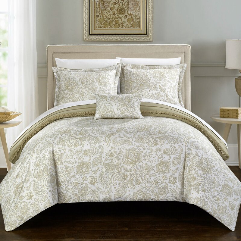 chic home eliza reversible duvet set nav